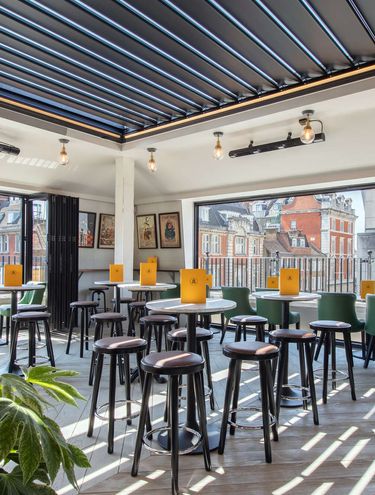 Pub gardens in Central London